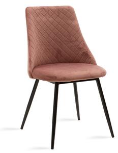 Scaun Bucatarie/Dining Grysell Catifea Roz