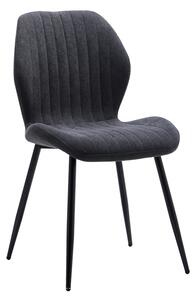 Scaun Bucatarie/Dining Fenicio Textil Gri Inchis