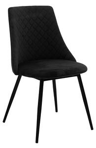 Scaun Bucatarie/Dining Grysell Catifea Negru