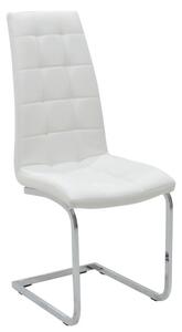 Scaun Bucatarie/Dining Frankos Piele Ecologica Alb
