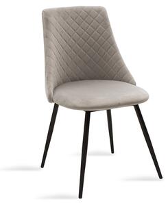 Scaun Bucatarie/Dining Grysell Catifea Gri