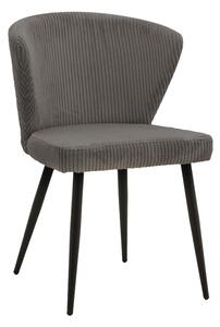 Scaun Bucatarie/Dining Makros Textil Gri Antracit