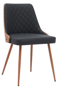 Scaun Bucatarie/Dining Karmm Piele Ecologica Negru