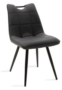 Scaun Bucatarie/Dining Namos Piele Ecologica Gri Inchis