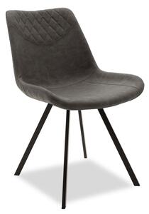 Scaun Bucatarie/Dining Orman Piele Ecologica Gri