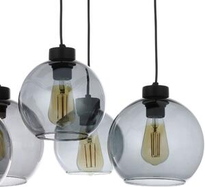 TK Lighting Cubus lampă suspendată mai mult de 6x15 W negru-grafit 4113