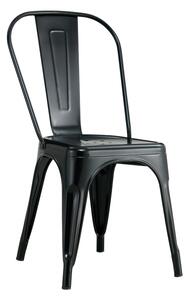 Scaun Bucatarie/Dining Umma Metal Negru Lucios