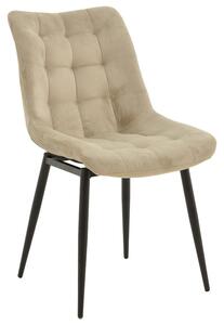 Scaun Bucatarie/Dining Vaskos Catifea Bej