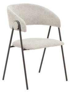Scaun Butarie/Dining Michella Textil Gri Deschis