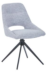 Scaun Pivotant Bucatarie/Dining Larmos Textil Gri Deschis