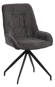 Scaun Rotativ Bucatarie/Dining Kenidra Catifea Gri
