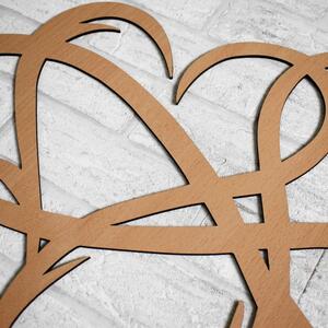 DUBLEZ | Cadou din dragoste - Tablou din lemn - Infinity Heart