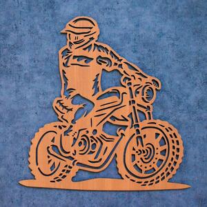 DUBLEZ | Tablou din lemn pentru perete - Motocicletă