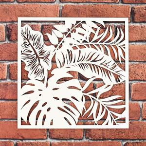 DUBLEZ | Tablou din lemn pentru perete - Frunzele plantelor