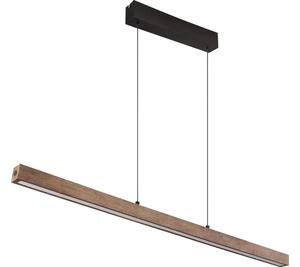 Globo 17015 - Lustra OLIVUS suspendată pe cablu, LED reglabil cu comutare tactilă/24W/230V 3000K maro