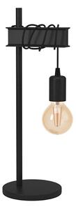 Eglo 43714 - Lampă de masă TOWNSHEND, 1xE27/10W/230V, neagră
