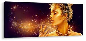 Tablou - Regina de aur (120x50 cm)
