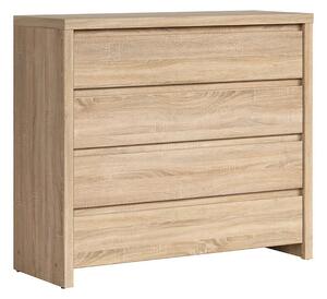 Comoda KASPIAN KOM4S, stejar sonoma, PAL, 105x41x92 cm