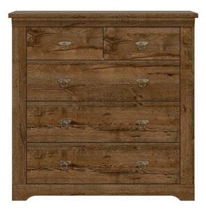 Comoda PATRAS KOM5S, stejar april, PAL, 93x45x93 cm