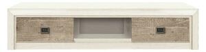 Comoda TV KOEN 2, pin canyon/stejar Karbel, PAL, 150x57x33 cm