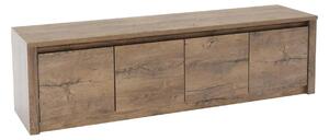 Comoda TV MONTANA K4D, stejar lefkas inchis, PAL melaminat, 170x43x48