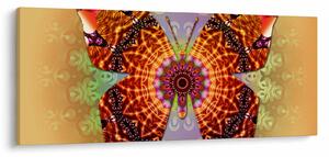 Tablou - Fluture etno (120x50 cm)