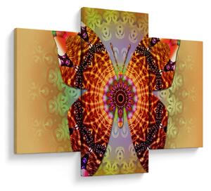 Tablou - Fluture etno (90x60 cm)