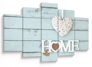 Tablou - I love home (150x105 cm)