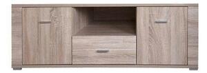 Comoda TV GRAND tip 13, stejar sonoma, PAL laminat, 140x55x51 cm