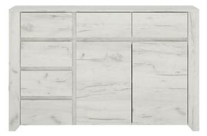Comoda ANGEL TIP 42, alb, PAL melaminat, 119x40x77 cm