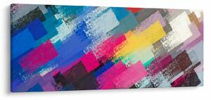 Tablou - Dungi colorate cu pensula (120x50 cm)