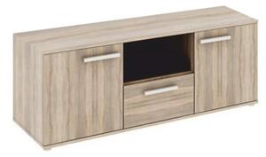 Comoda TV DUNAJ TIPUL10, stejar sonoma, PAL melaminat, 135x51x47 cm