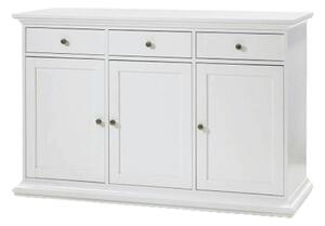 Comoda PARIS 77824, alb, PAL infoliat, 144x46x92 cm
