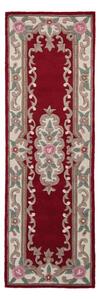 Covor din lână Flair Rugs Aubusson, 67 x 210 cm, roșu