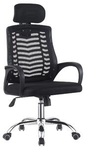 KONDELA Scaun de birou, negru, IMELA NEW TYP 1