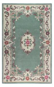 Covor din lână Flair Rugs Aubusson, 75 x 150 cm, verde