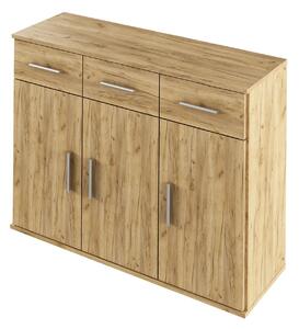 Comoda RESITA TYP 3, stejar artisan, DTD laminat, 105x35x80 cm