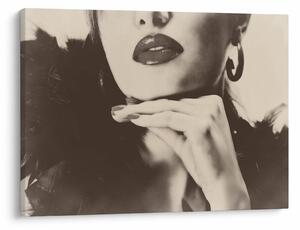 Tablou - Vintage, poza unei femei (70x50 cm)