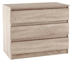 Comoda HANY NEW 003, stejar sonoma, PAL laminat, 90x49x74 cm