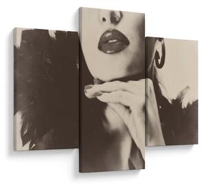 Tablou - Vintage, poza unei femei (90x60 cm)