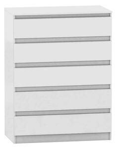 Comoda HANY NEW 005, alb, DTD laminat, 90x49x117 cm