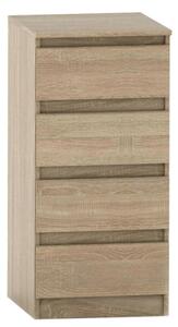Comoda HANY NEW 009, stejar sonoma, PAL laminat, 45x49x95 cm