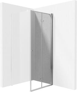 Deante Kerria Plus uși de duș 70 cm pliantă crom luciu/sticlă transparentă KTSX047P