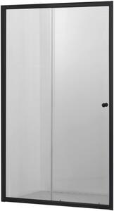 Hagser Ava uși de duș 140 cm culisantă negru mat/sticlă transparentă HGR16000021