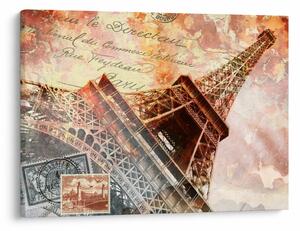 Tablou - Turnul Eiffel în stil vintage (70x50 cm)