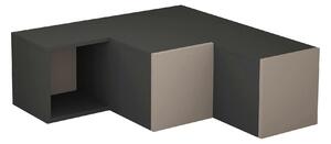Comoda TV COMPACT, gri antracit, PAL melaminat, 90x30/92x32 cm