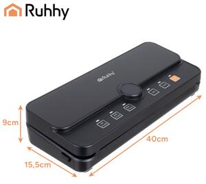 Aparat de vidat de 80 kPa – aparat de vidat cu dispozitiv de tăiere a foliei, 110 W + rolă de 28 x 300 cm