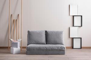 Canapea extensibilă cu 2 locuri Taida, Multicolor, 68x62x120 cm