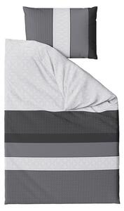 Lenjerie de pat din bumbac Culoare gri, HUGO Dimensiune lenjerie de pat: 70 x 90 cm | 140 x 200 cm
