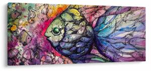 Tablou - Peștișorul colorat (120x50 cm)